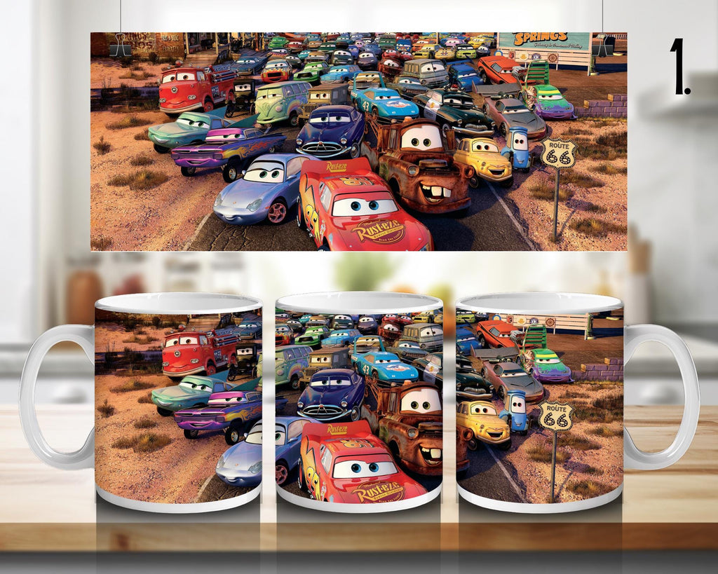 Cars, Lightning McQueen, Disney Pack | 100% CERAMIC MUG, 11Oz = 330ml