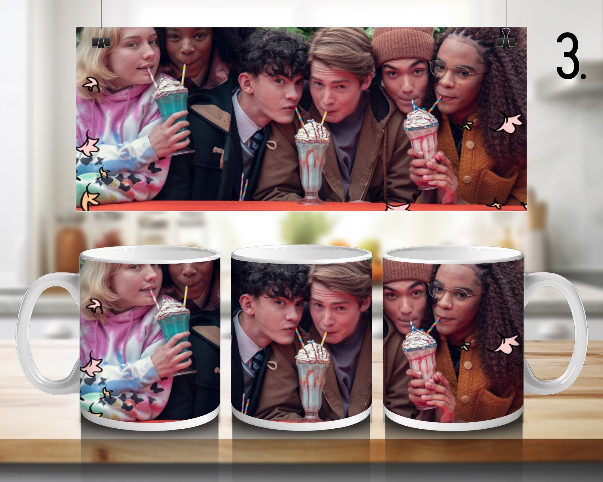 Heartstopper, Nick and Charlie, lgptq, loveislove, series | 100% CERAMIC MUG, 11Oz = 330ml