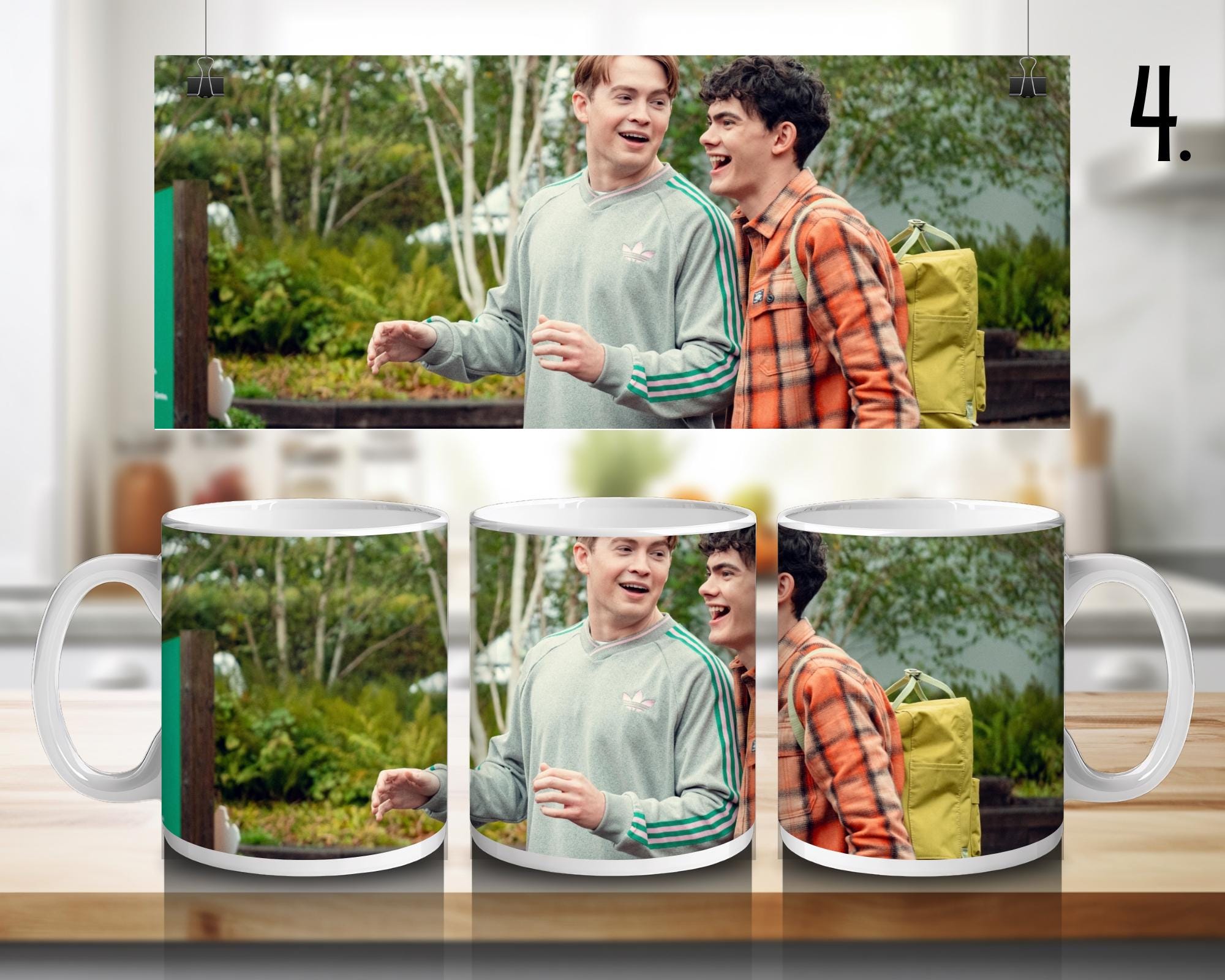 Heartstopper, Nick and Charlie, lgptq, loveislove, series | 100% CERAMIC MUG, 11Oz = 330ml