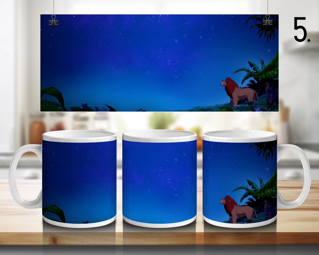 Lion King, Disney Pack, Simba, Nala, Kovu, Timon, Pumpa, Kiara | 100% CERAMIC MUG, 11Oz = 330ml