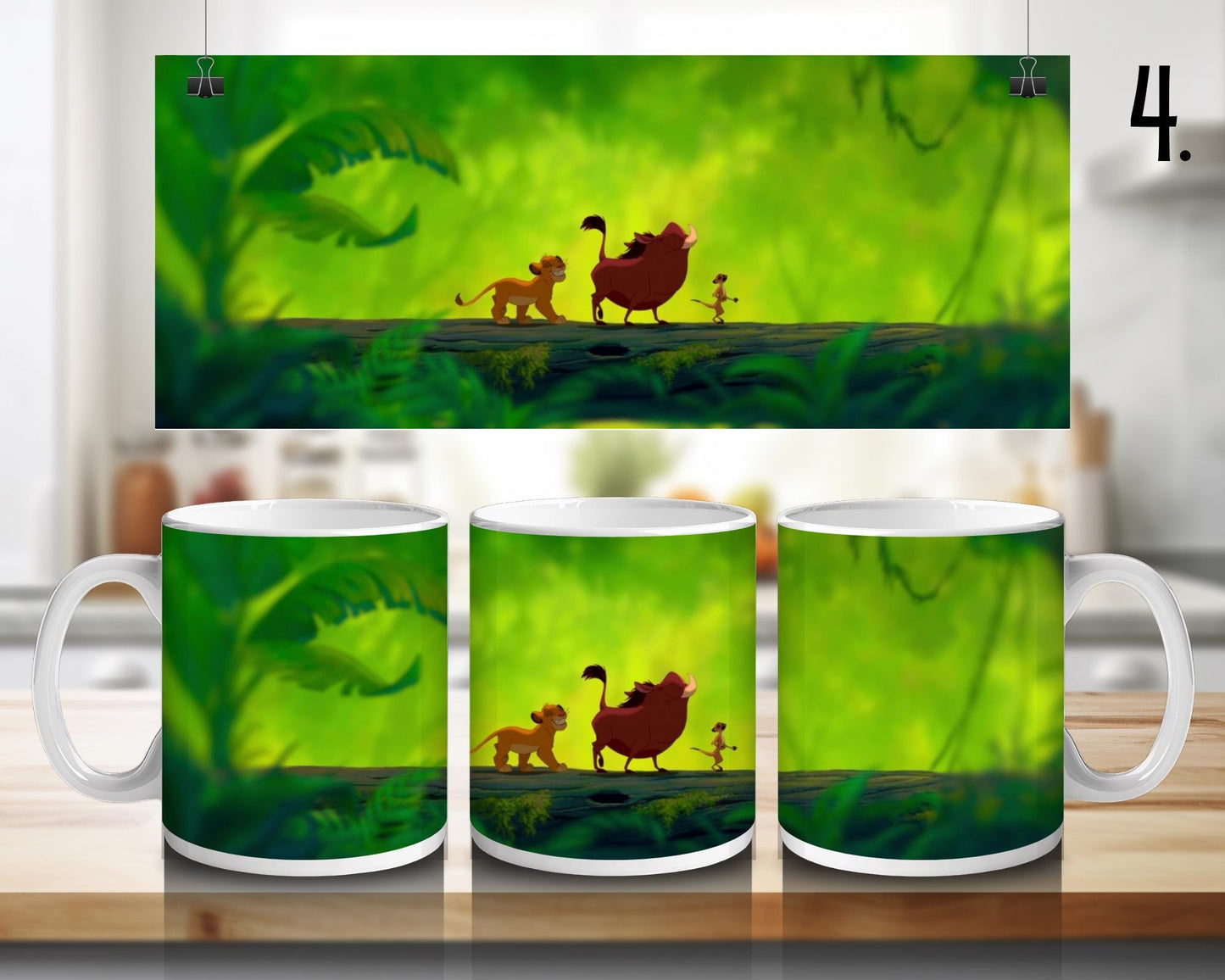 Kubek ceramiczny Król Lew / The Lion King – Simba i Nala