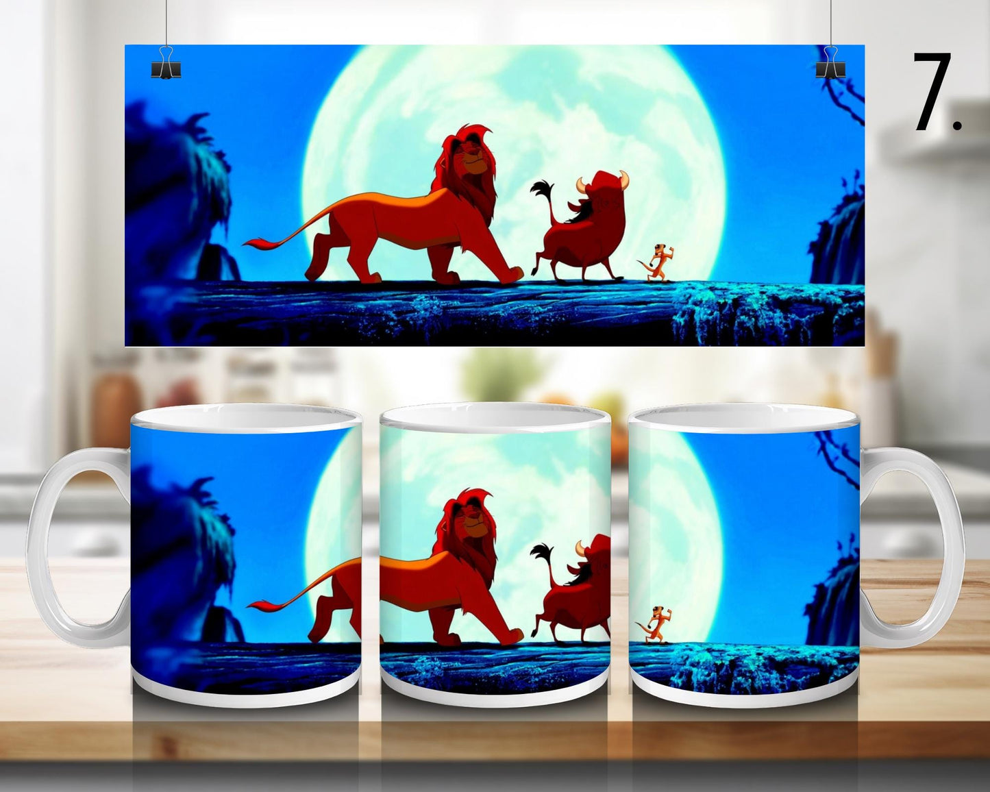 Kubek ceramiczny Król Lew / The Lion King – Simba i Nala