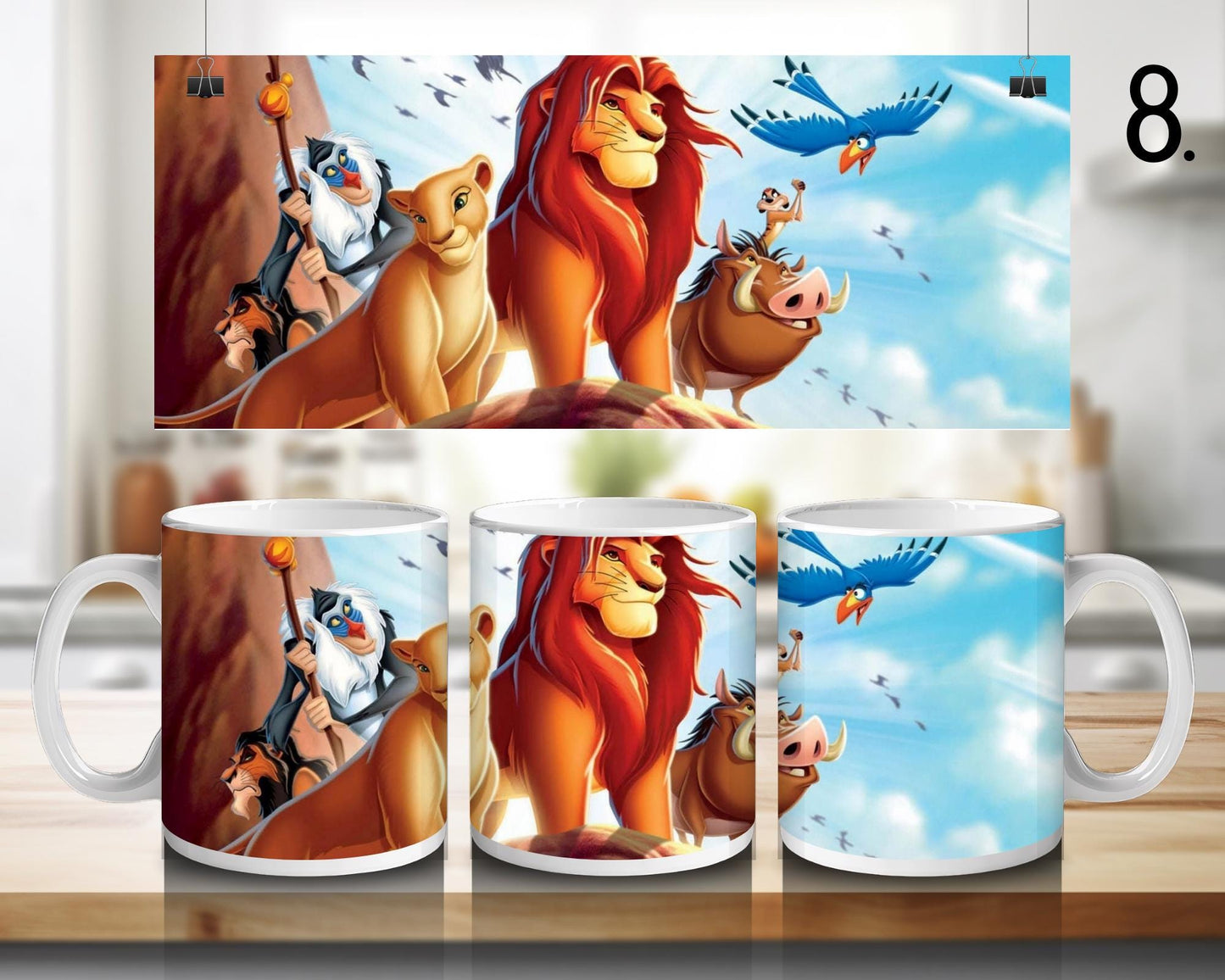 The Lion King Ceramic Mug – Simba and Nala