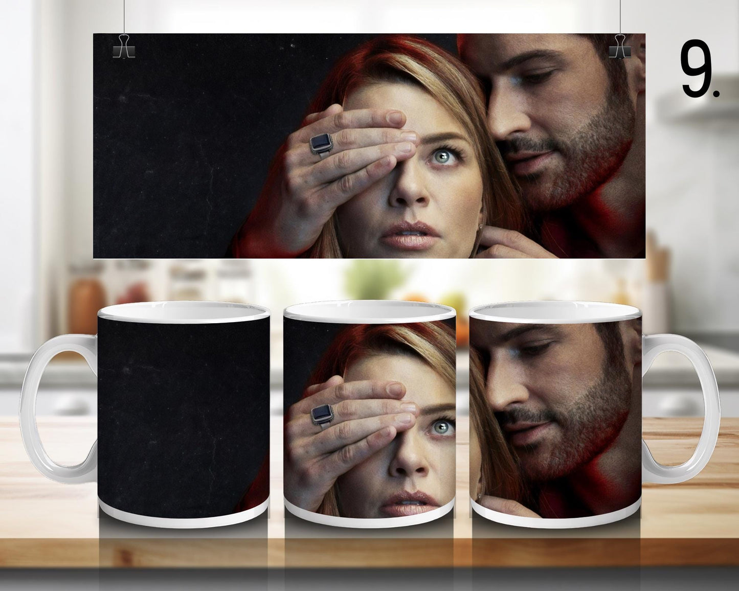 Ceramic mug Lucifer / Lucifer – Chloe Decker and Mazikeen