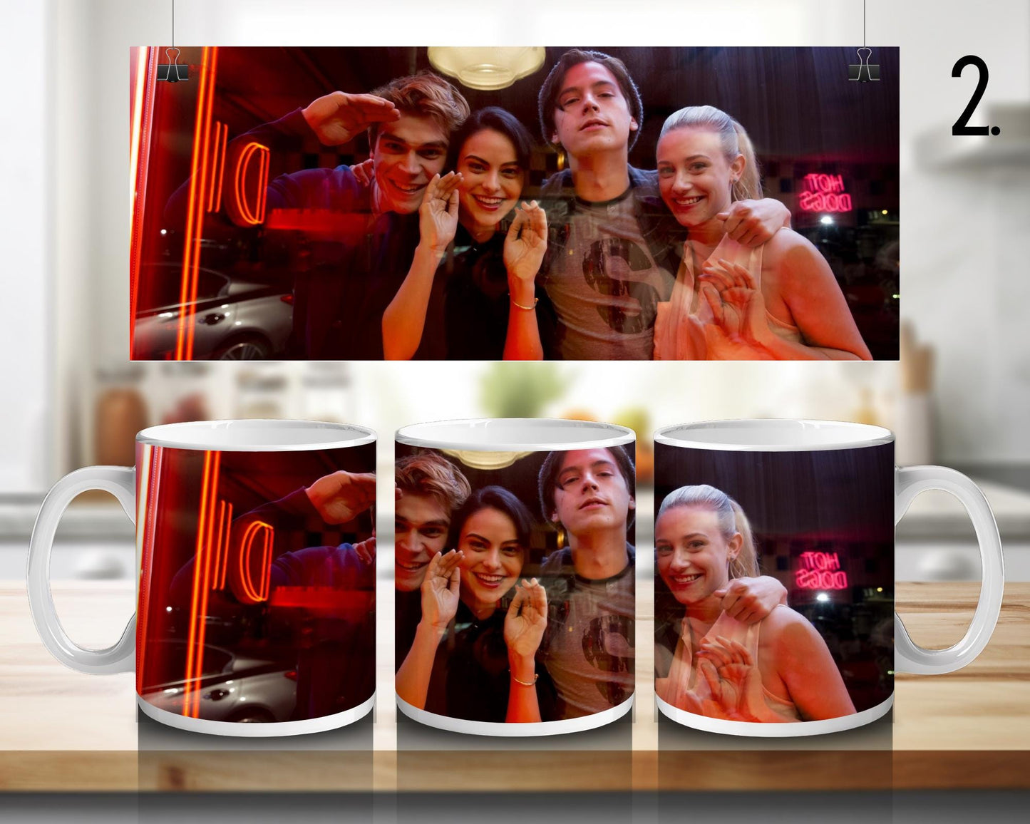 Kubek ceramiczny Riverdale / Riverdale – Betty, Archie i Veronica