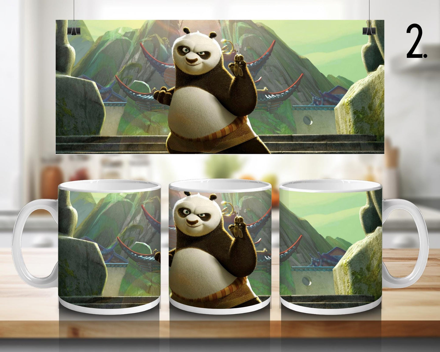 Ceramic Mug 330 ml - Kung Fu Panda Inspired