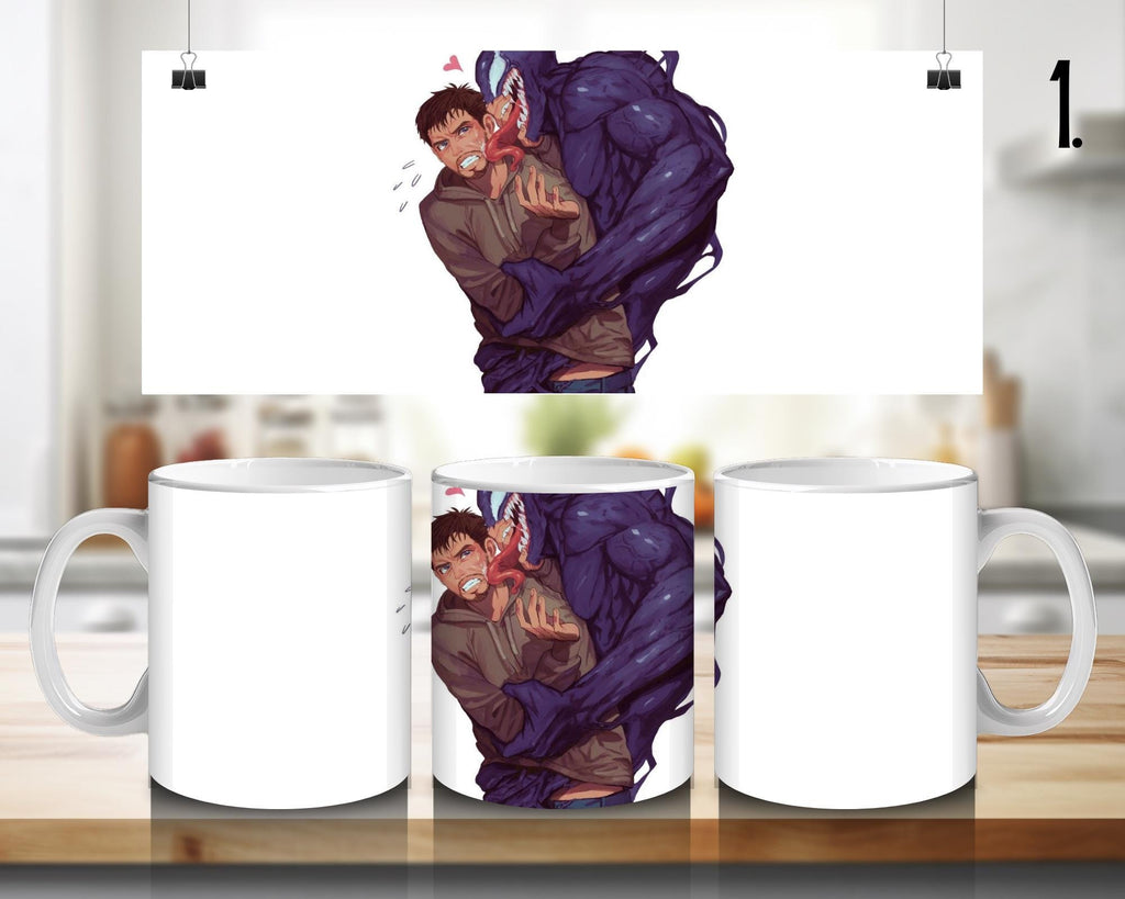 Venom, Venom and Eddie Brock, Marvel | 100% CERAMIC MUG, 11Oz = 330ml