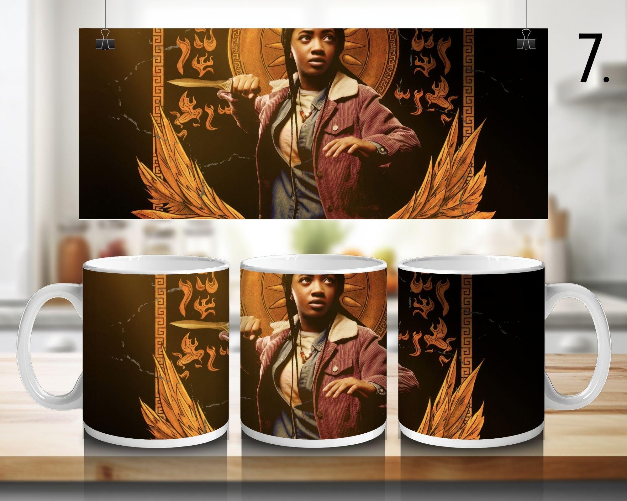 Percy Jackson and the Olympians, Grover Underwood, Annabeth Chase, Sally Jackson | 100% CERAMIC MUG, 11Oz = 330ml