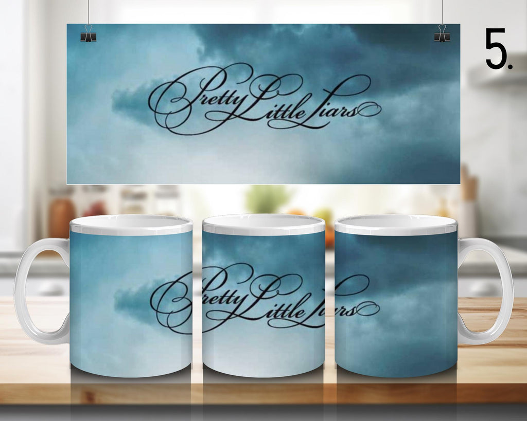 Pretty Little Liars, Aria Montgomer, Hanna Marin, Emily Fields, Spencer Hastings, Caleb Rivers, Alison | 100% CERAMIC MUG, 11Oz = 330ml