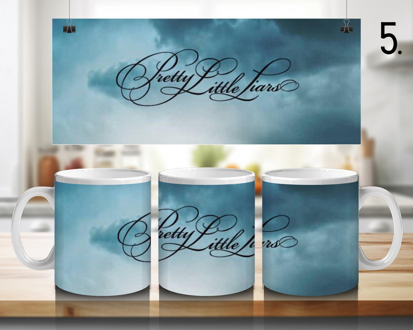 Kubek ceramiczny Słodkie Kłamstewka / Pretty Little Liars – Aria, Hanna i Spencer