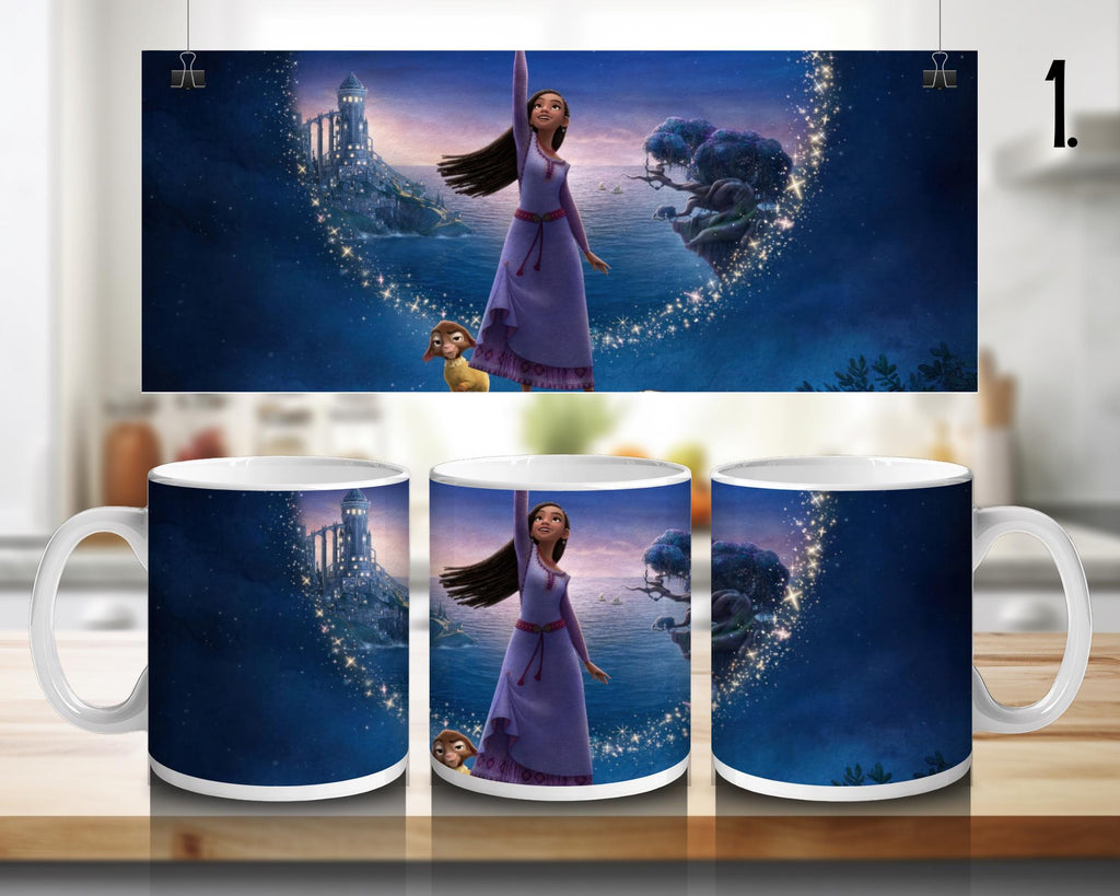 Wish, Disney Pack, Asha, Valentino | 100% CERAMIC MUG, 11Oz = 330ml