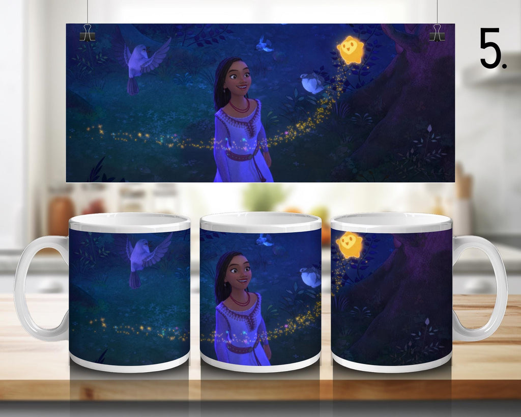 Wish, Disney Pack, Asha, Valentino | 100% CERAMIC MUG, 11Oz = 330ml