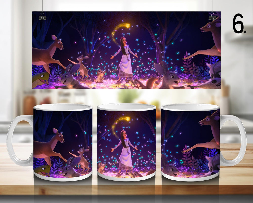 Wish, Disney Pack, Asha, Valentino | 100% CERAMIC MUG, 11Oz = 330ml