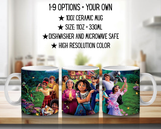 Kubek ceramiczny Nasze Magiczne Encanto / Encanto – Mirabel i rodzina Madrigal