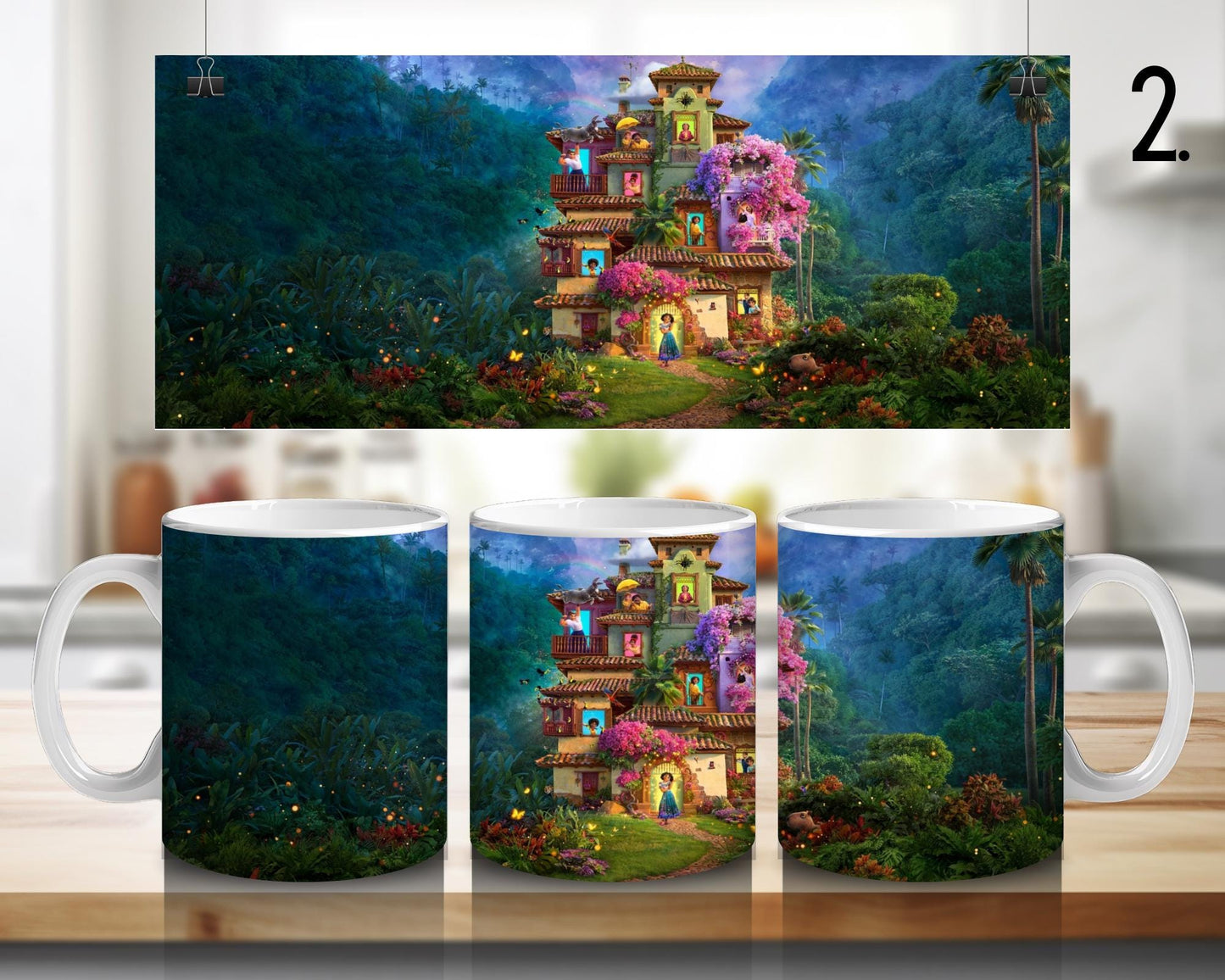 Kubek ceramiczny Nasze Magiczne Encanto / Encanto – Mirabel i rodzina Madrigal