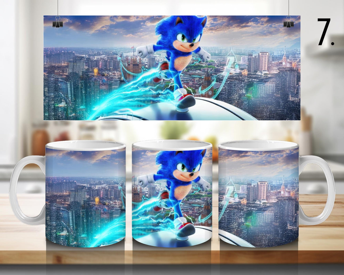 Kubek ceramiczny Sonic / Sonic the Hedgehog – Sonic, Shadow i Knuckles