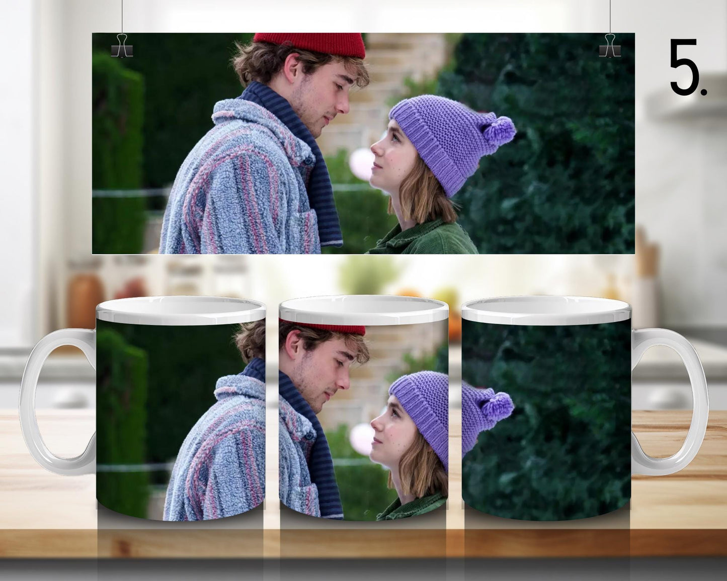 Ceramic mug Through My Window – Raquel and Ares
