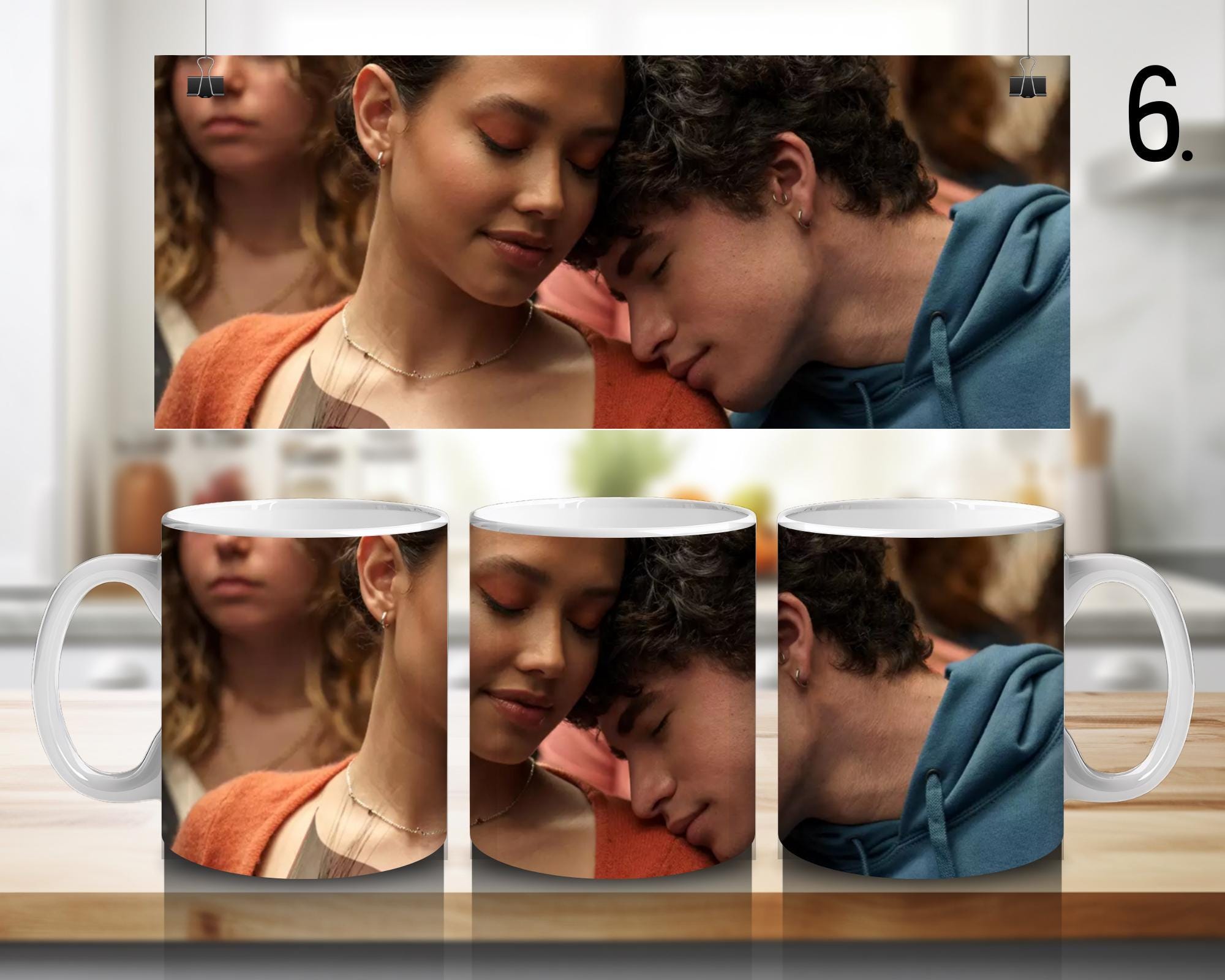 Through My Window, A través de mi ventana, Raquel, Ares, Apolo, Samy, Artemis | 100% CERAMIC MUG, 11Oz = 330ml