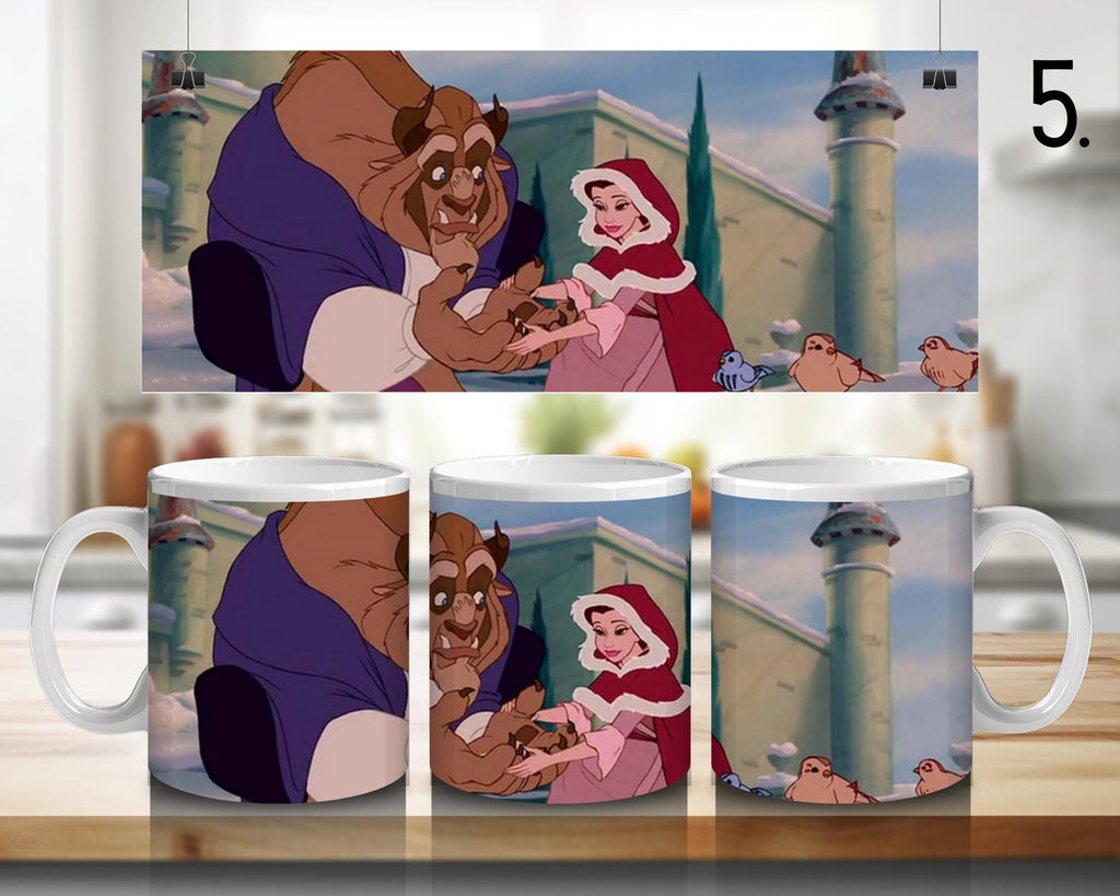 Belle, Beauty Beast, Princess, Beauty and the Beast, Princess Party, Disney | 100% CERAMIC MUG, 11Oz = 330ml