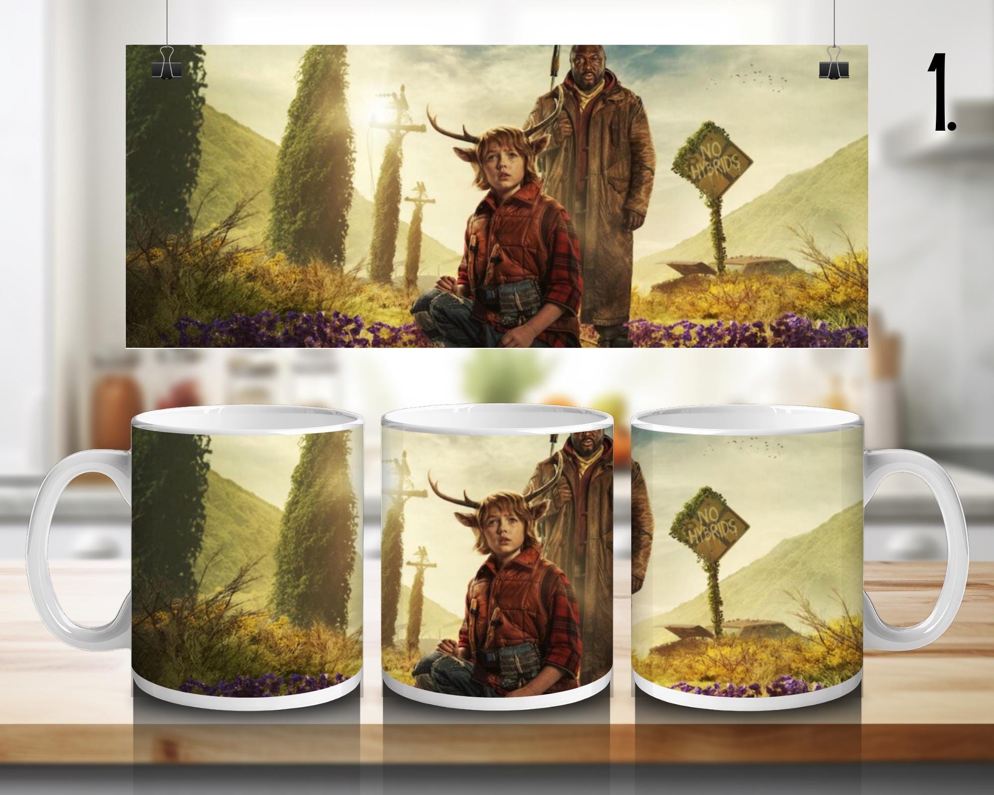 Sweet Tooth, Gus, Tommy Jepperd, Aditya Singh , Bear, Wendy Walker, Birdie, Netflix | 100% CERAMIC MUG, 11Oz = 330ml