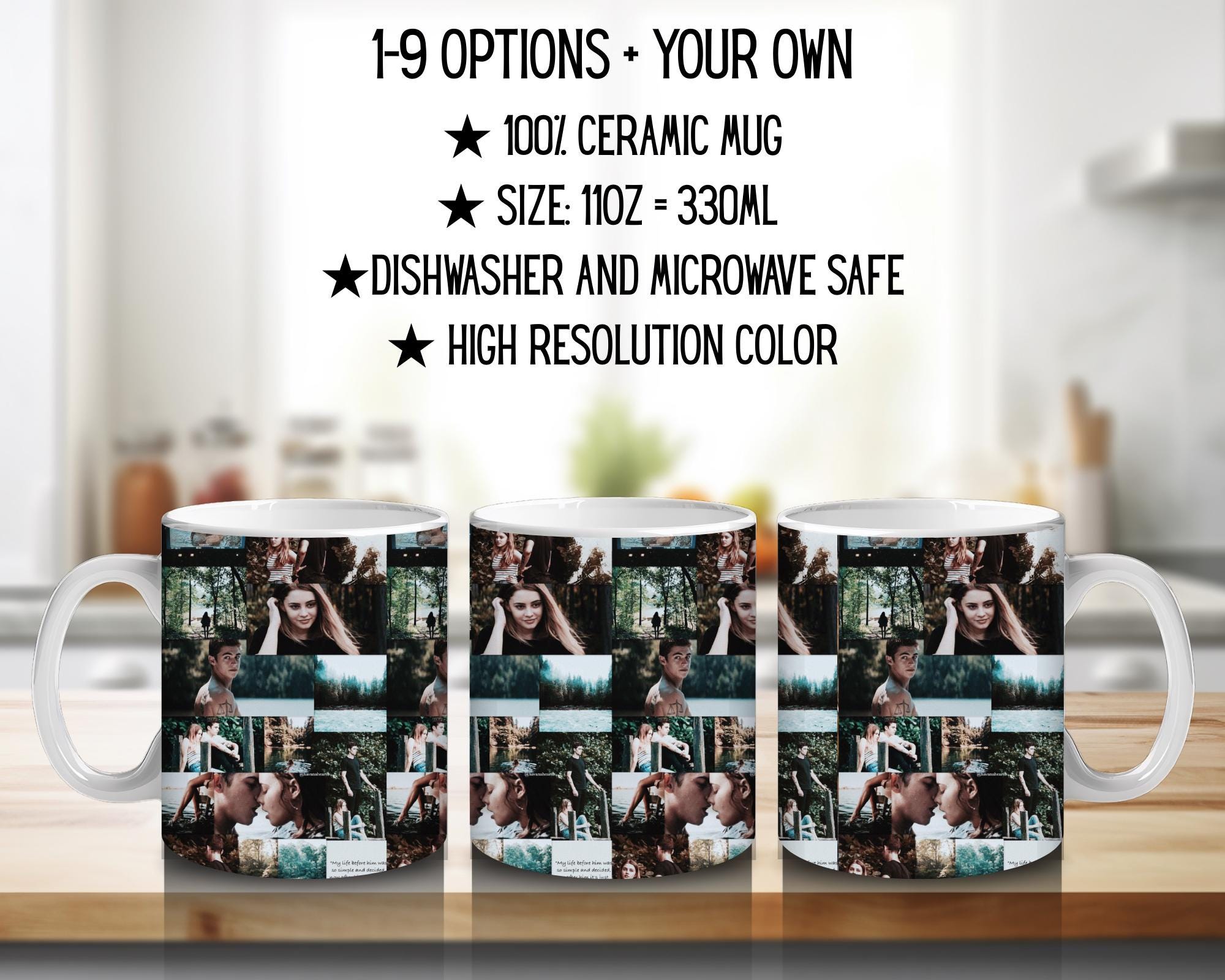 After Tessa and Hardin | 100% CERAMIC MUG, 11Oz = 330ml