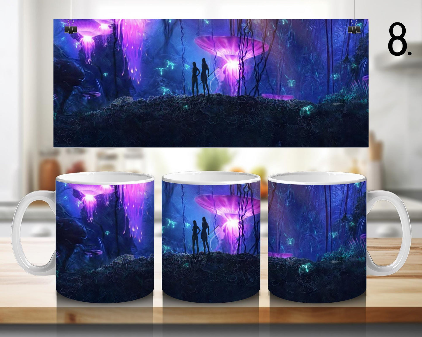 Kubek ceramiczny Avatar / Avatar – Pandora, Jake Sully i Neytiri