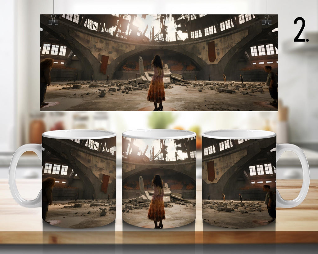 The Hunger Games, Katniss Everdeen, Peeta Mellark, Gale Hawthorne, Haymitch, Effie, movie  | 100% CERAMIC MUG, 11Oz = 330ml