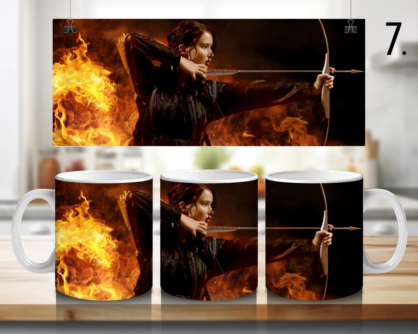 Kubek ceramiczny Igrzyska Śmierci / The Hunger Games – Katniss Everdeen i Peeta Mellark