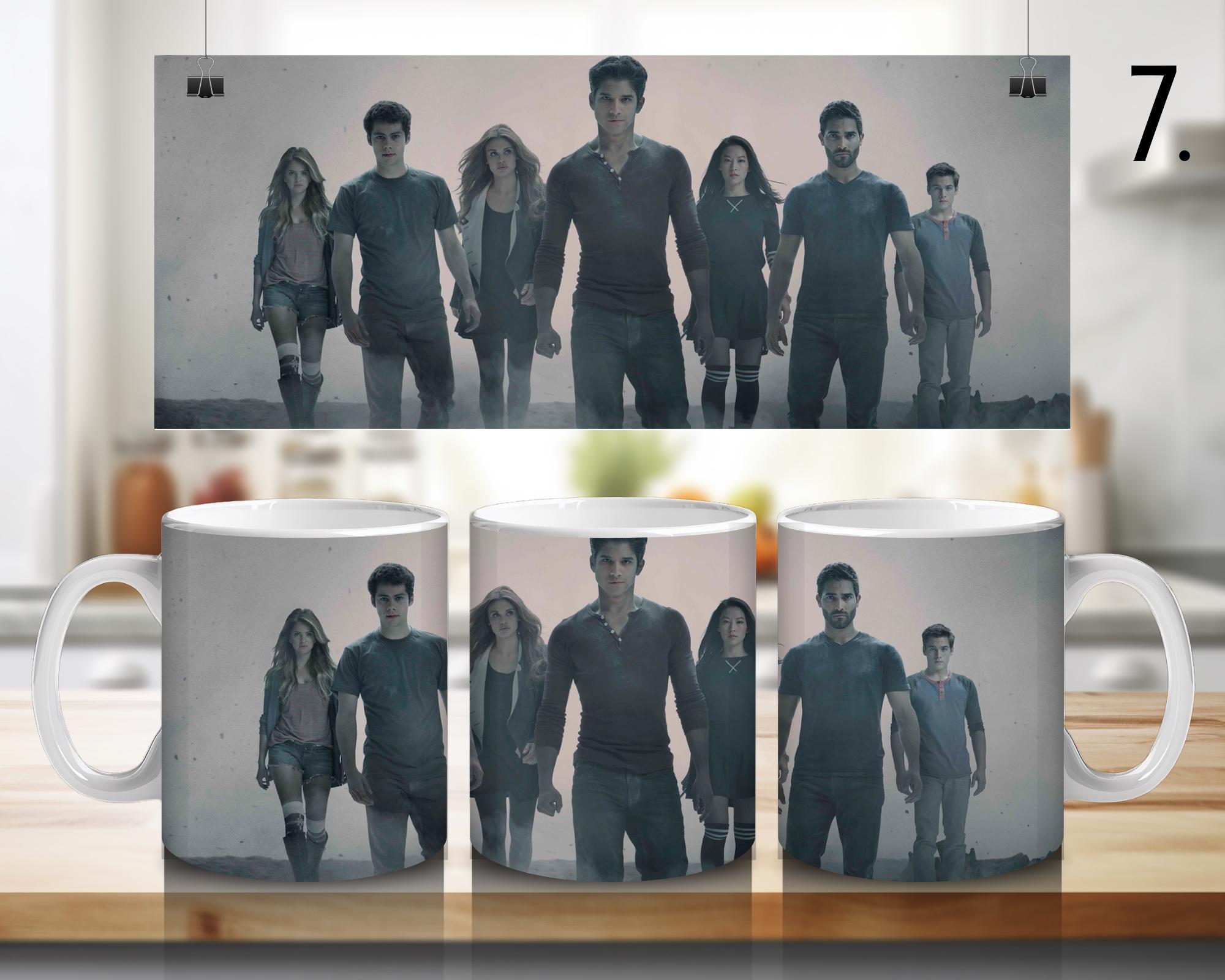 Teen Wolf, Scott, Stiles, Lydia, Alison, Stiles Stilinski, Lydia Martin, Allison Argent, Derek Hale  | 100% CERAMIC MUG, 11Oz = 330ml