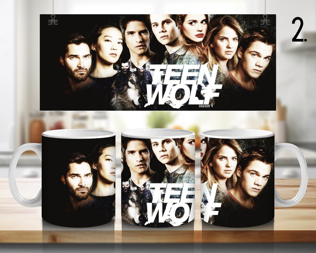 Teen Wolf, Scott, Stiles, Lydia, Alison, Stiles Stilinski, Lydia Martin, Allison Argent, Derek Hale  | 100% CERAMIC MUG, 11Oz = 330ml