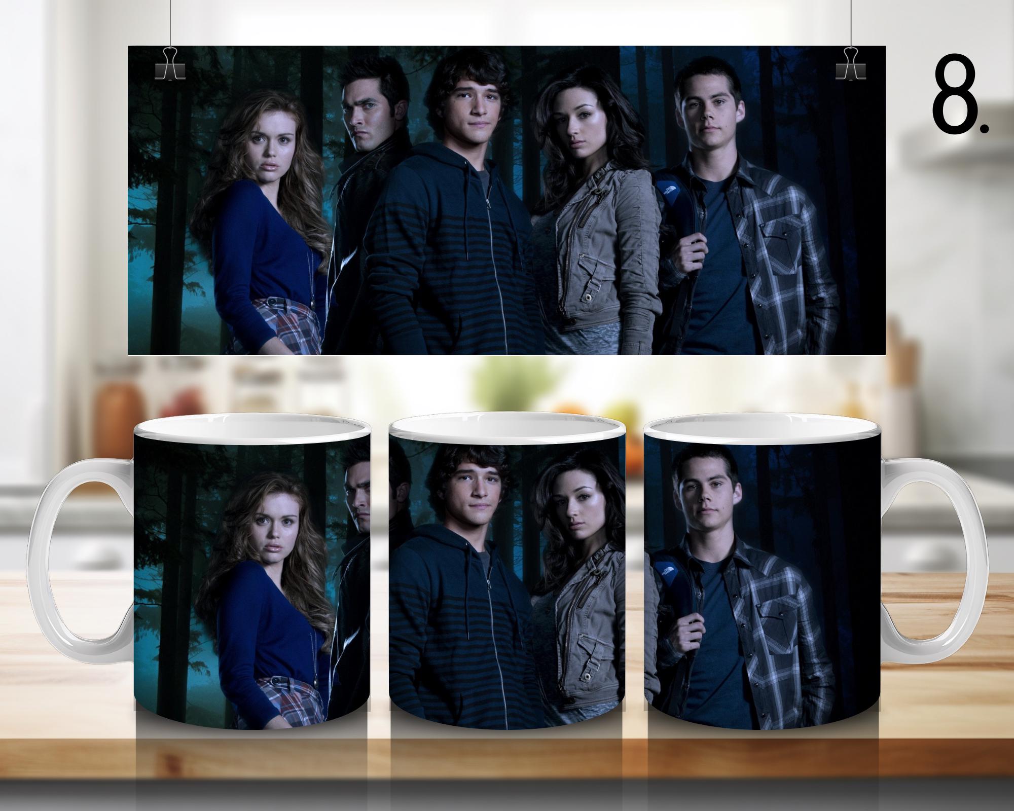 Teen Wolf, Scott, Stiles, Lydia, Alison, Stiles Stilinski, Lydia Martin, Allison Argent, Derek Hale  | 100% CERAMIC MUG, 11Oz = 330ml