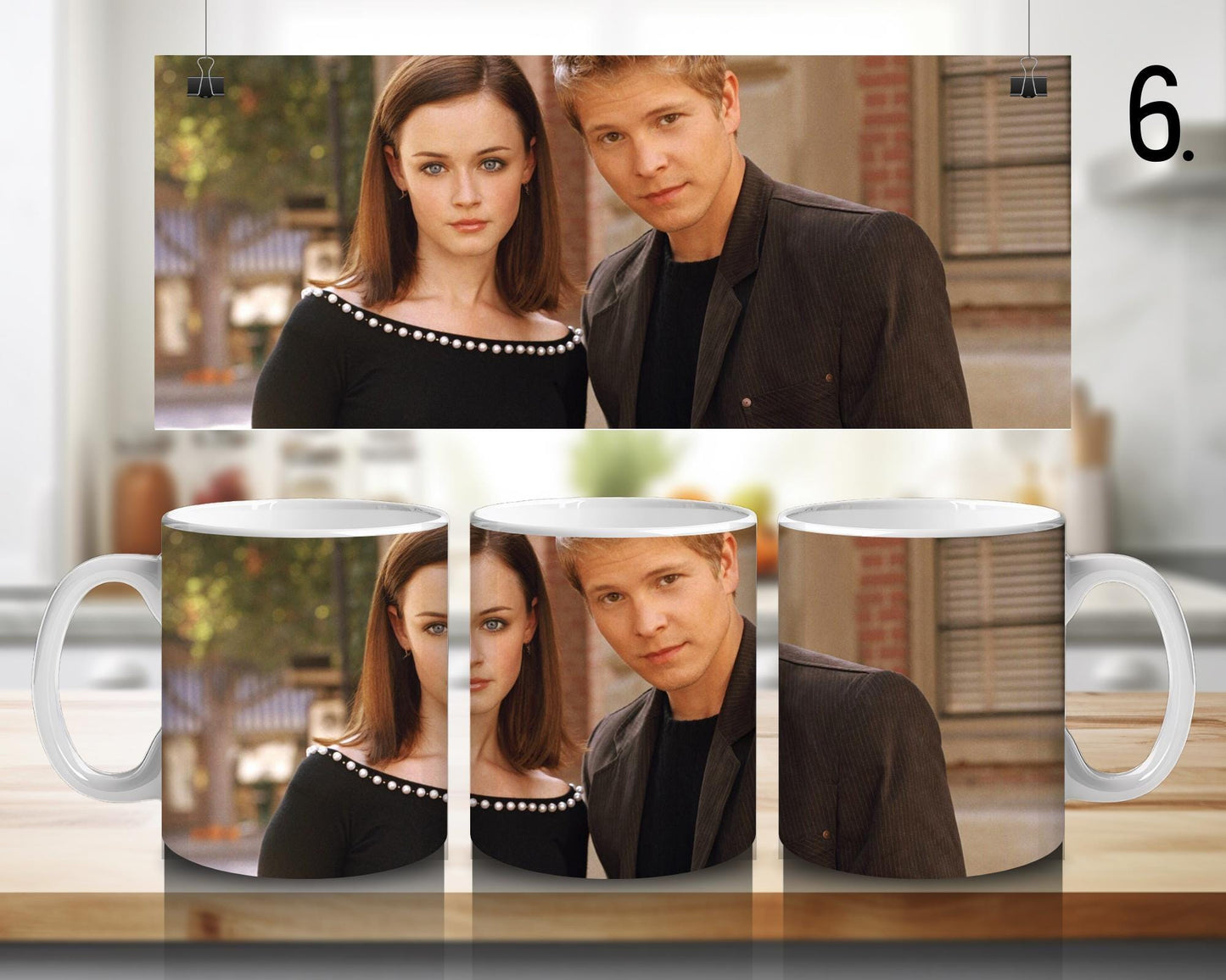 Ceramic mug Beloved Troubles / Gilmore Girls - Lorelai and Rory