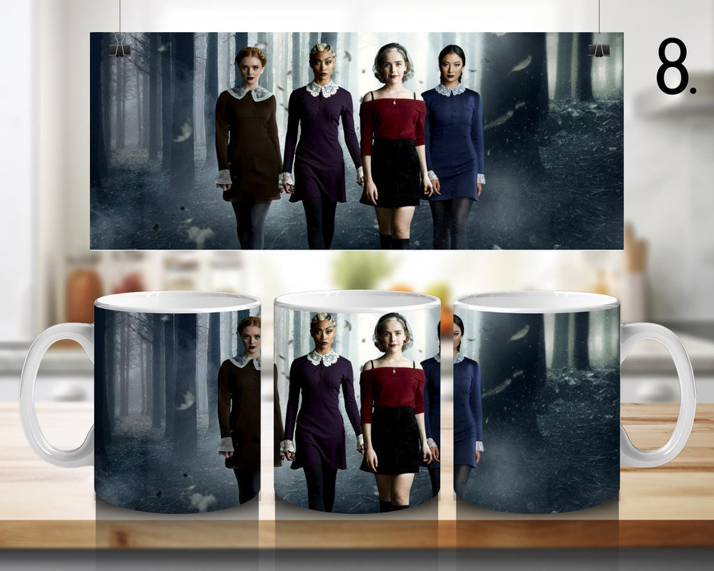 Chilling Adventures of Sabrina, Sabrina Spellman, Zelda Spellman, Hilda Spellman, Ambrose Spellman | 100% CERAMIC MUG, 11Oz = 330ml