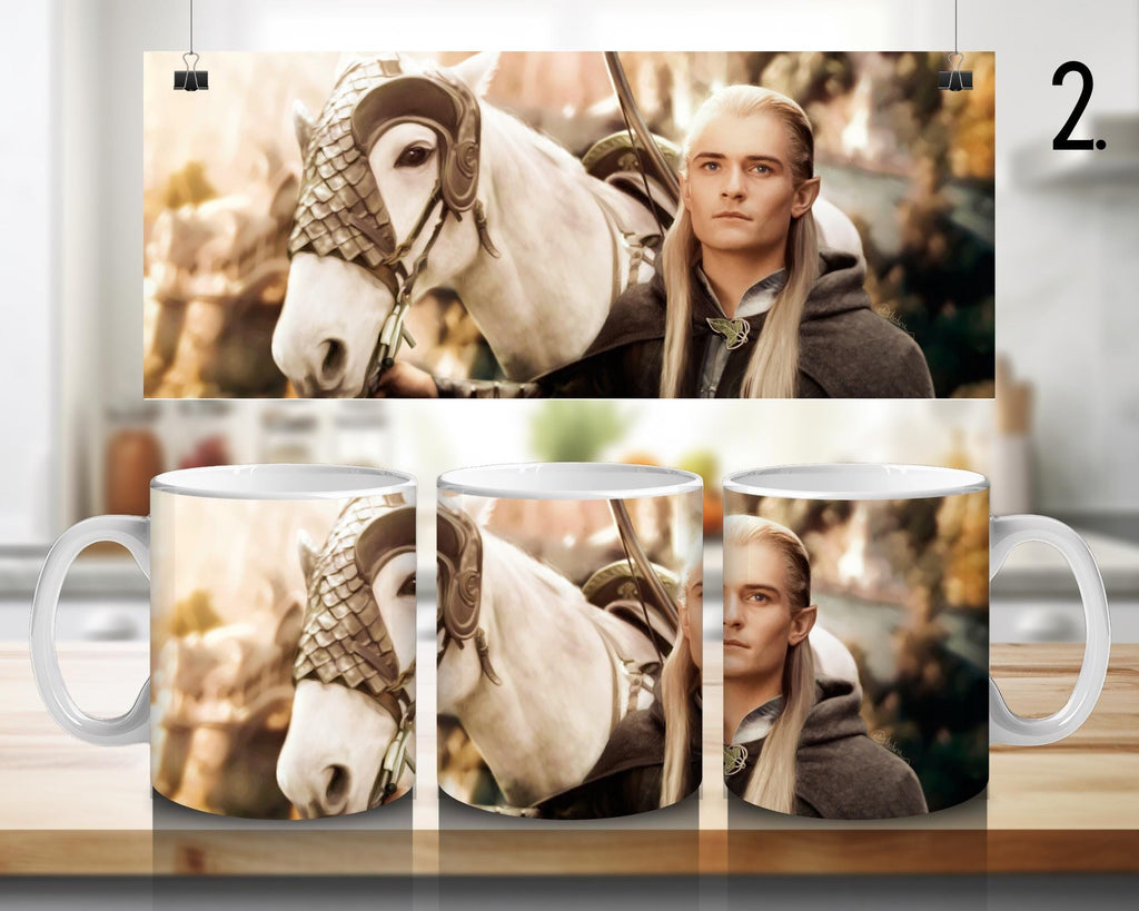 The Lord of the Rings, Frodo Baggins, Samwise Gamgee, Peregrin Took, Meriadok Brandybuck, Bilbo, Legolas | 100% CERAMIC MUG, 11Oz = 330ml