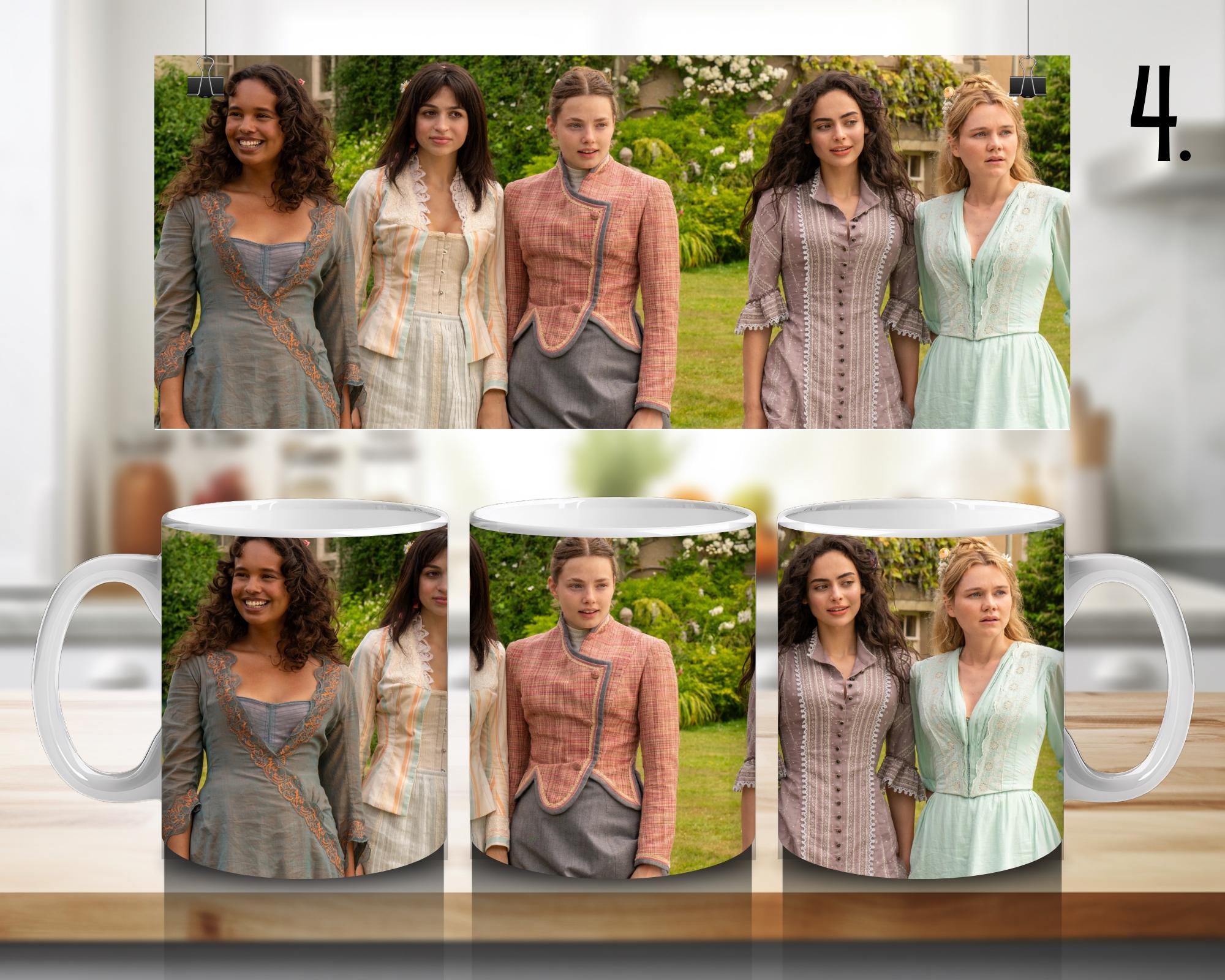 The Buccaneers, Nan St. George, Conchitta Closson, Guy Thwarte, Richard Marable, James Seadown, Theo | 100% CERAMIC MUG, 11Oz = 330ml