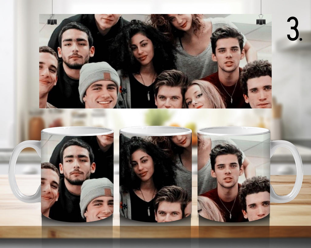 ELITE, Las Encinas, Samuel Garcia, Guzman, Ander, Nadia, Lucrecia, Omar, Patrick Blanco, netflixseries | 100% CERAMIC MUG, 11Oz = 330ml