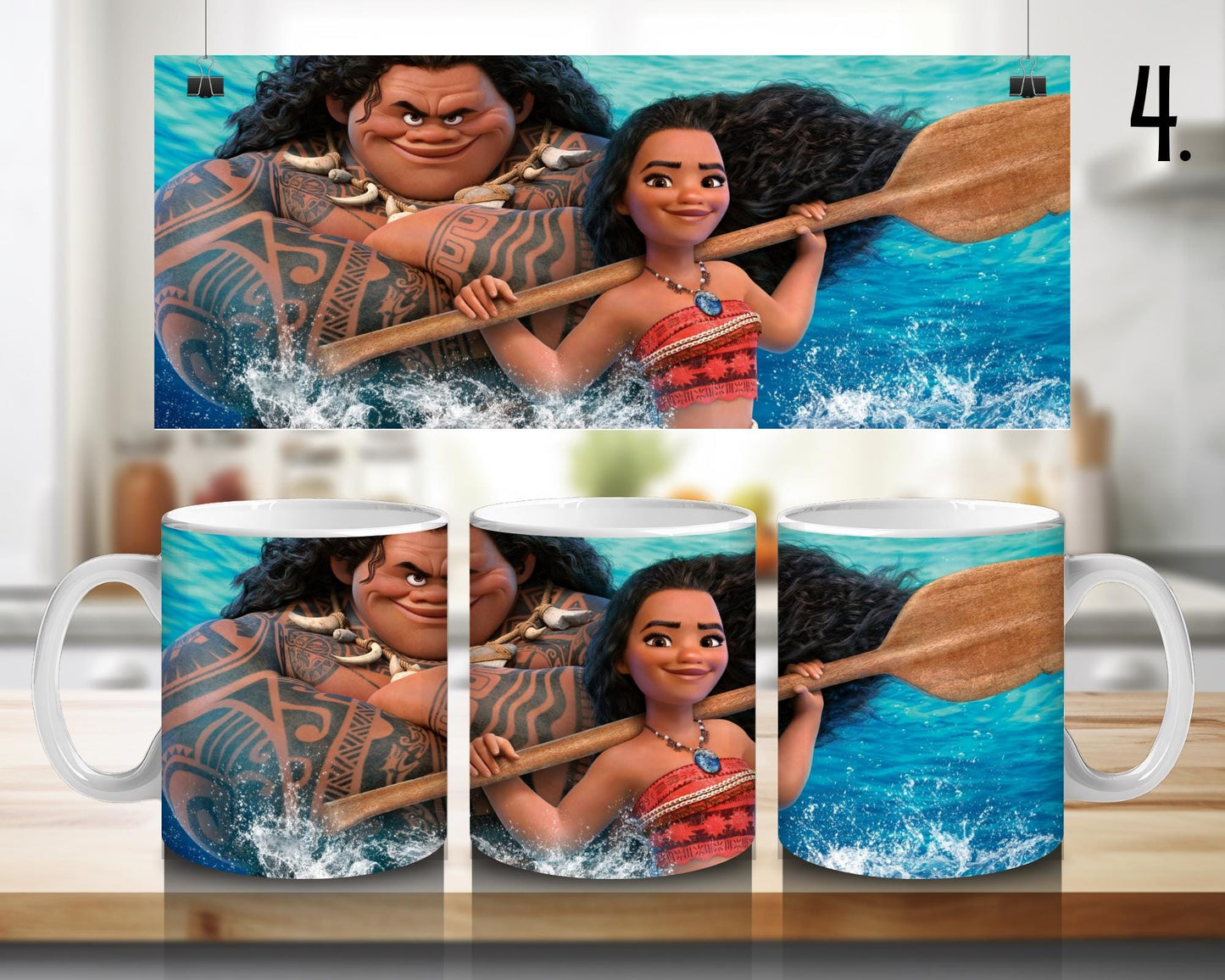 Kubek ceramiczny Vaiana / Moana – Moana i Maui
