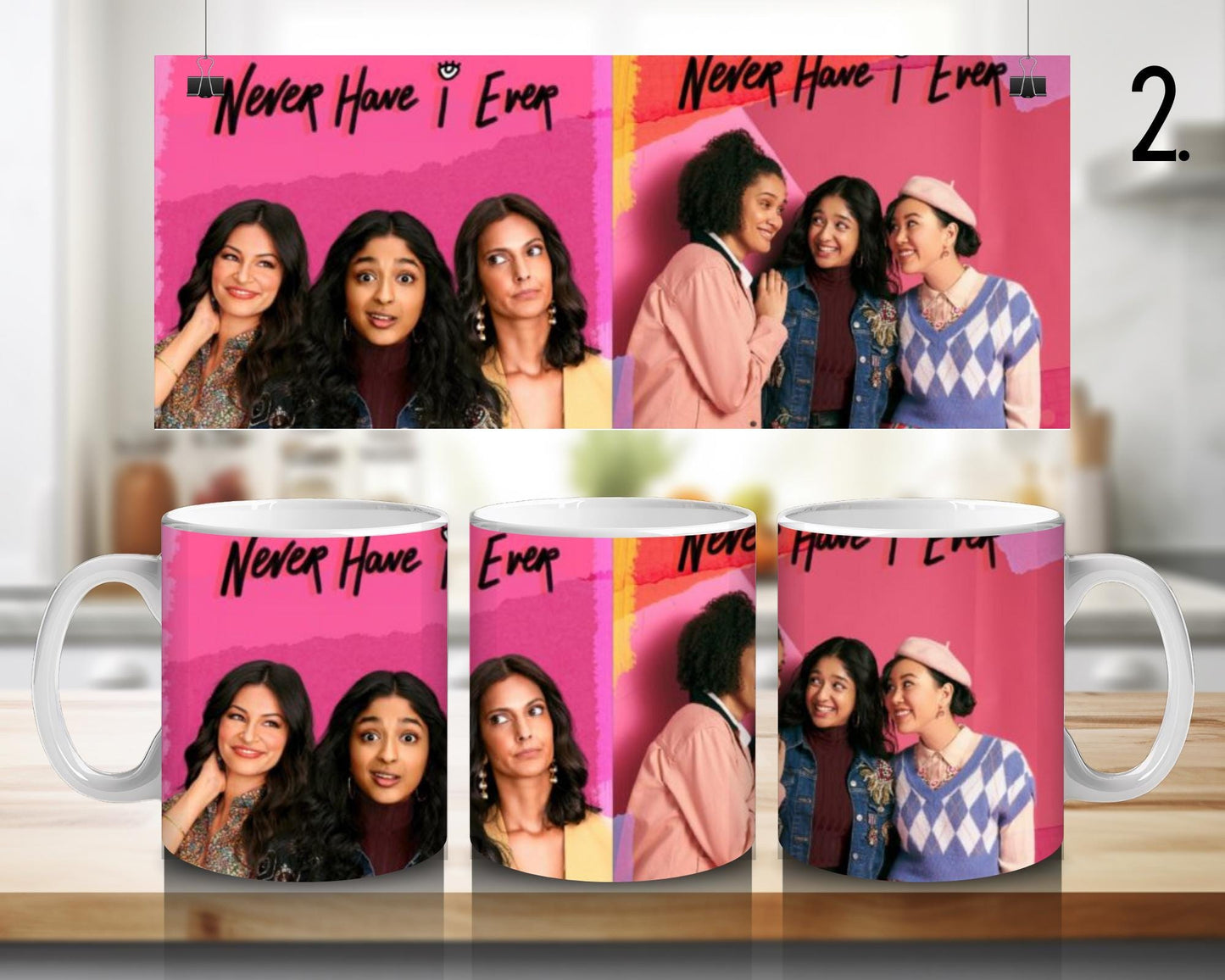 Kubek ceramiczny Jeszcze nigdy / Never Have I Ever – Devi Vishwakumar