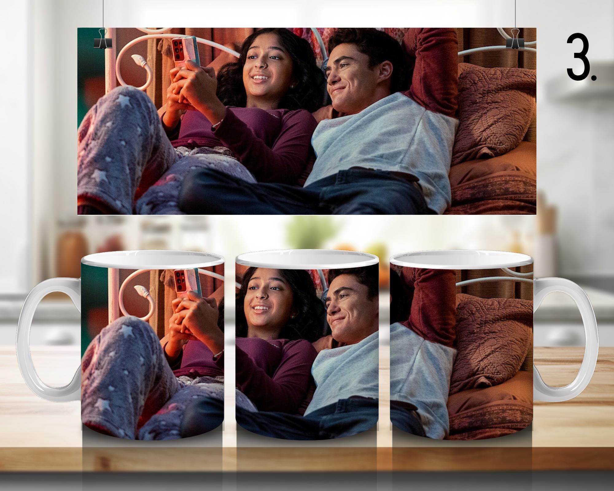 Never Have I Ever, Devi, Devivishwakumar, Paxton Hallyoshida, paxton, daxton, netflixseries | 100% CERAMIC MUG, 11Oz = 330ml