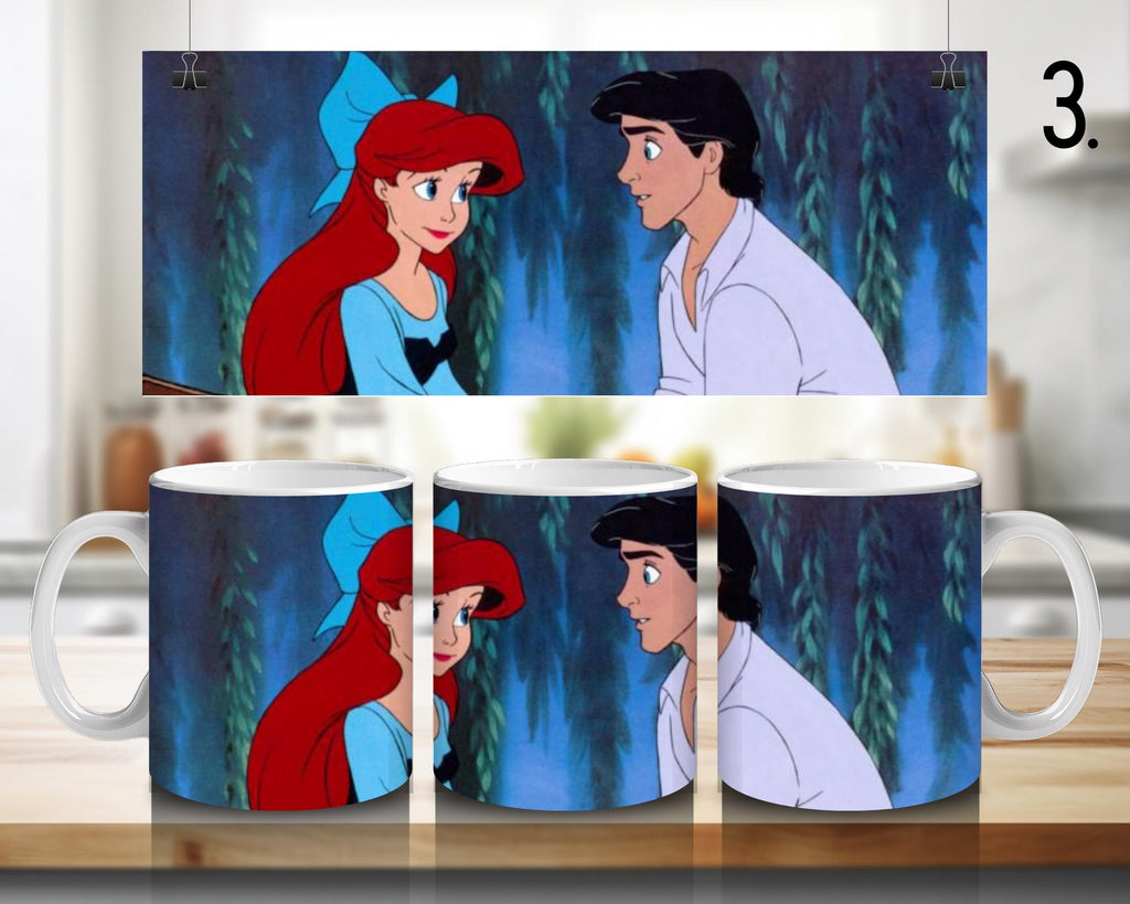 The Little Mermaid Disney Pack, Ariel, Melody | 100% CERAMIC MUG, 11Oz = 330ml