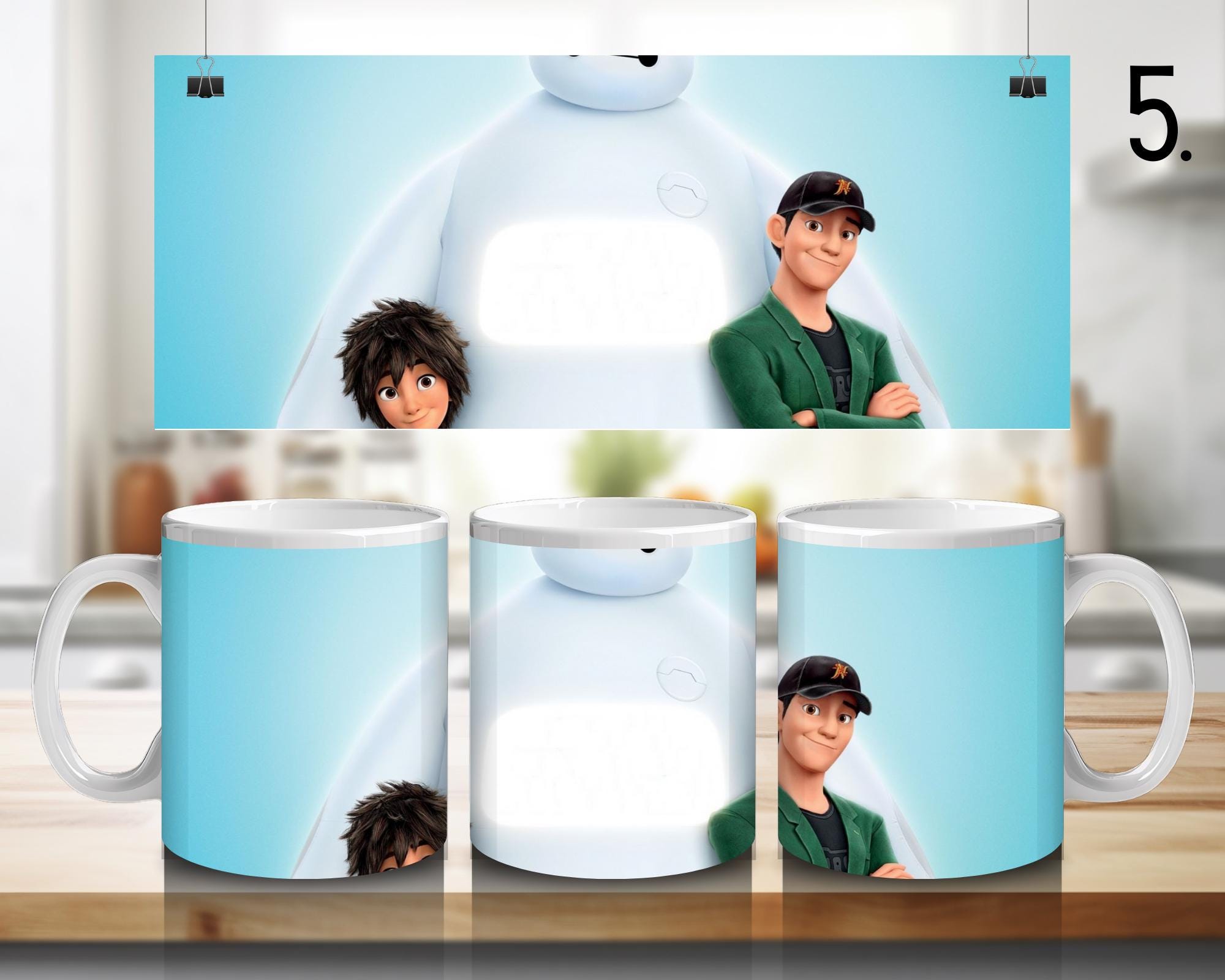 Big Hero 6, Disney Pack, baymax, baymaxbighero, starvstheforcesofevil, honeylemon, hirohamada | 100% CERAMIC MUG, 11Oz = 330ml