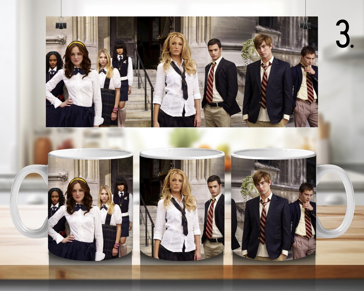 Kubek ceramiczny Plotkara / Gossip Girl – Blair Waldorf i Serena van der Woodsen