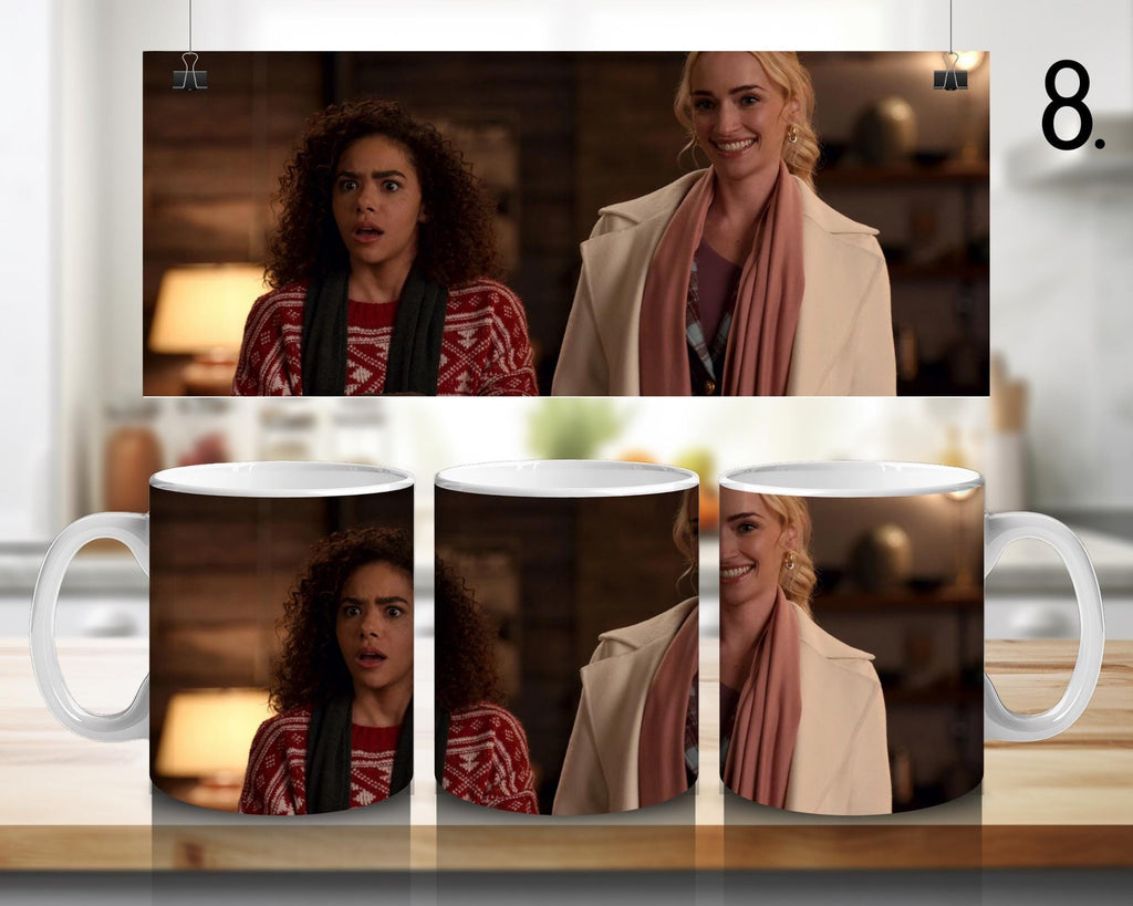 Ginny & Georgia, Georgia Miller, Ginny Miller, Marcus Baker, Maxine Baker, Zion Miller, Abby Littman, Gil | 100% CERAMIC MUG, 11Oz = 330ml