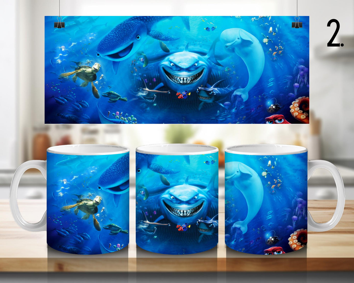 Ceramic Mug 330 ml - Finding Nemo Inspired