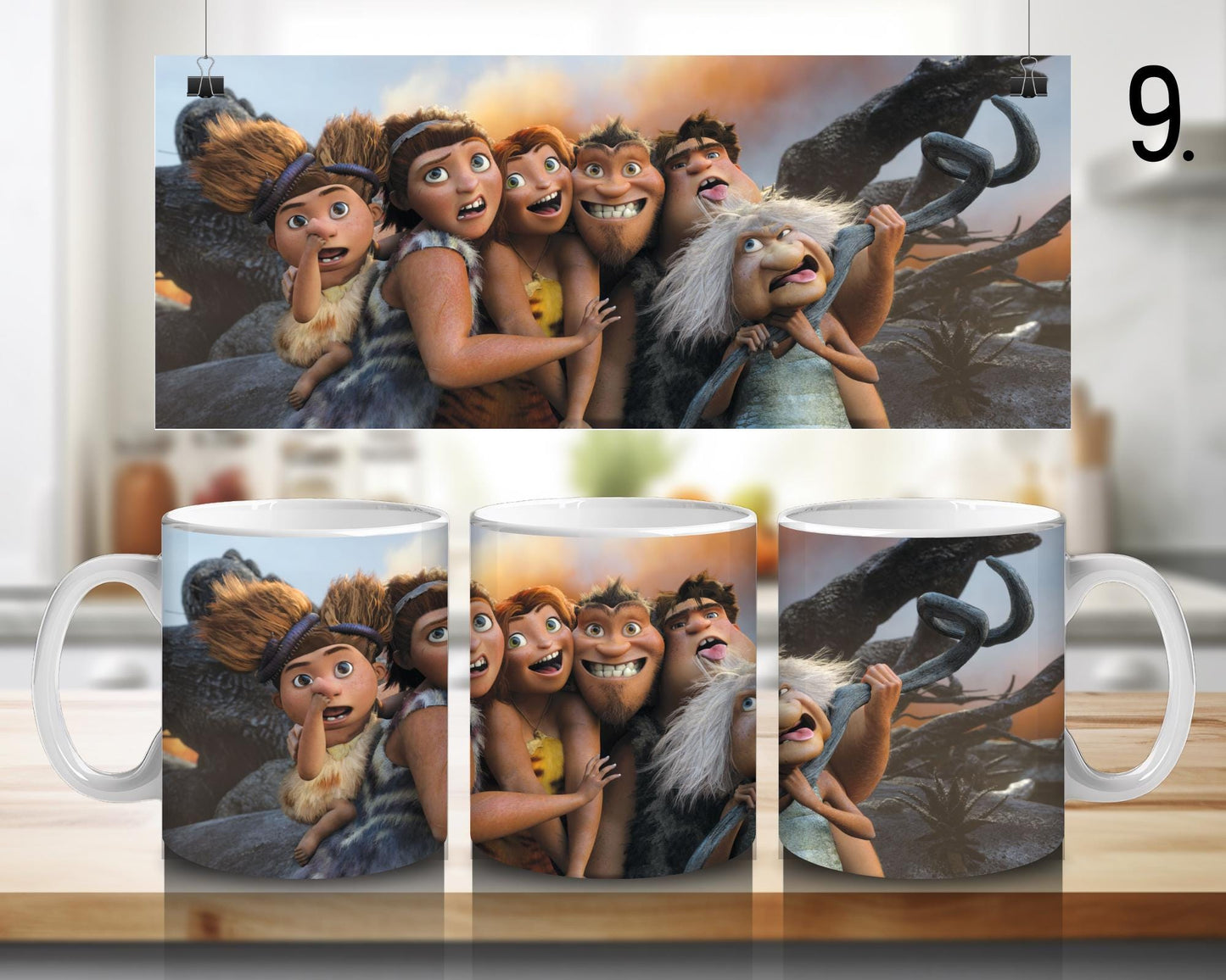 The Croods Ceramic Mug - Grug, Eep, and Guy