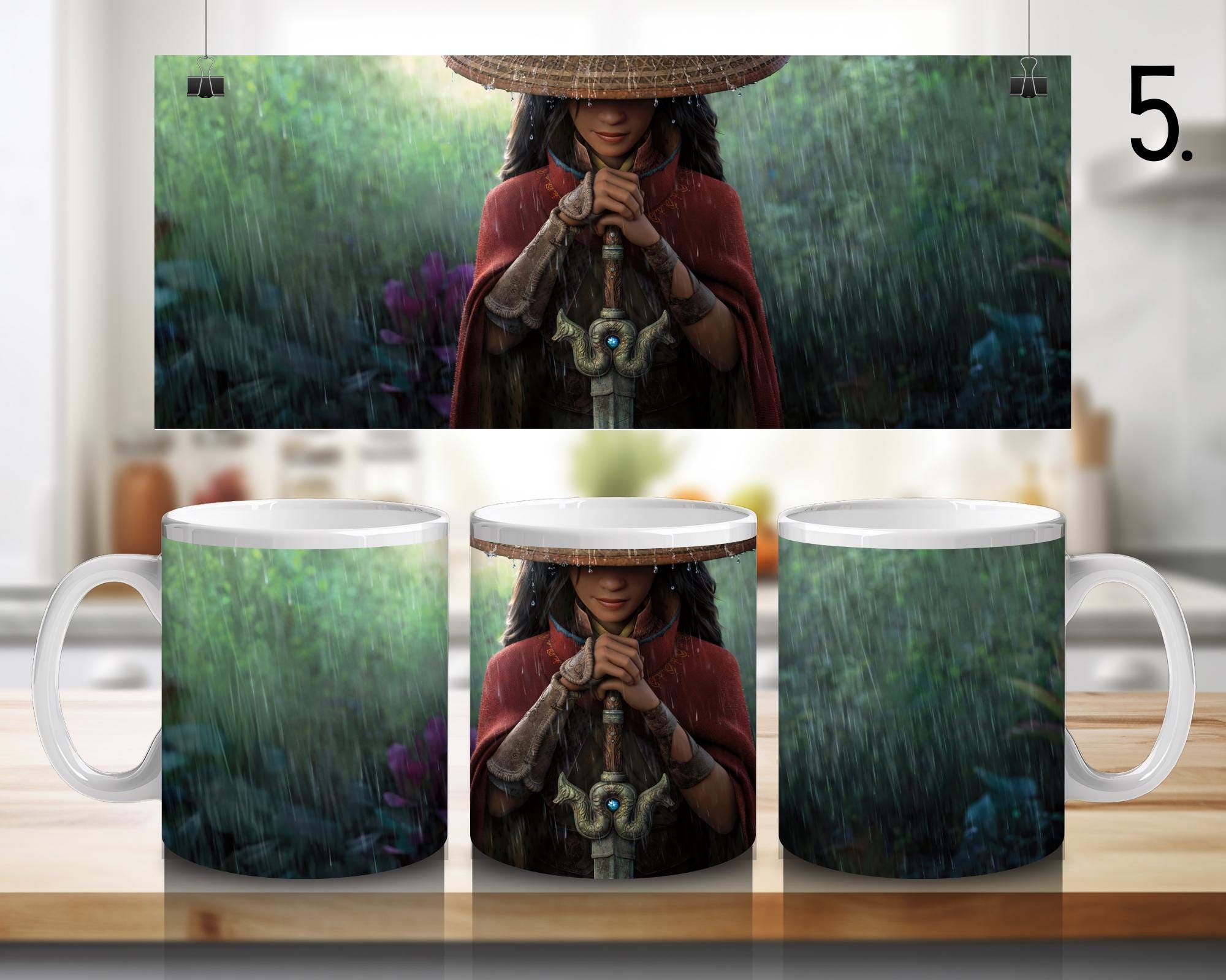 Raya and the Last Dragon, Disney, Sisu, Boun, Namaari, Benja, Tong | 100% CERAMIC MUG, 11Oz = 330ml