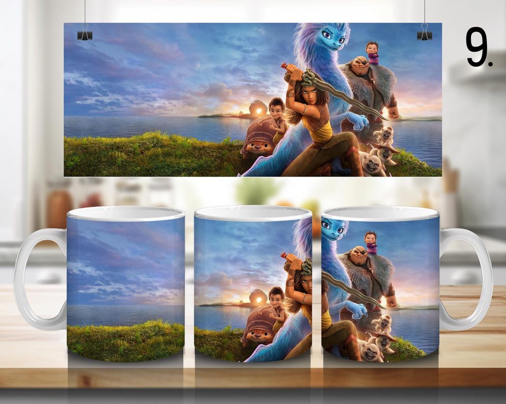 Raya and the Last Dragon, Disney, Sisu, Boun, Namaari, Benja, Tong | 100% CERAMIC MUG, 11Oz = 330ml