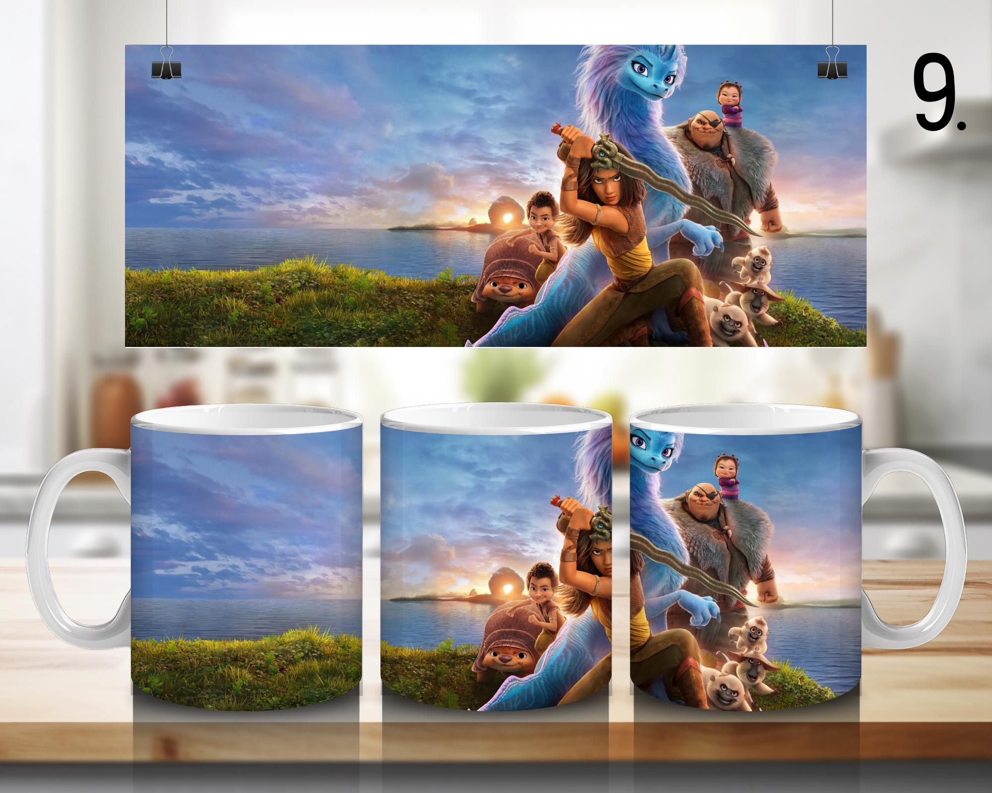 Raya and the Last Dragon, Disney, Sisu, Boun, Namaari, Benja, Tong | 100% CERAMIC MUG, 11Oz = 330ml