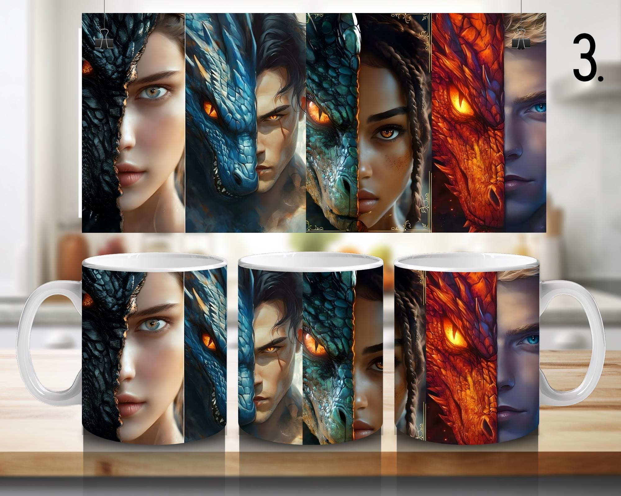 Fourth Wing, Iron Flame, Xaden Riorson, Violet Sorrengail, Tairn, Sgaeyl, Andarna, Basgiath War College | 100% CERAMIC MUG, 11Oz = 330ml