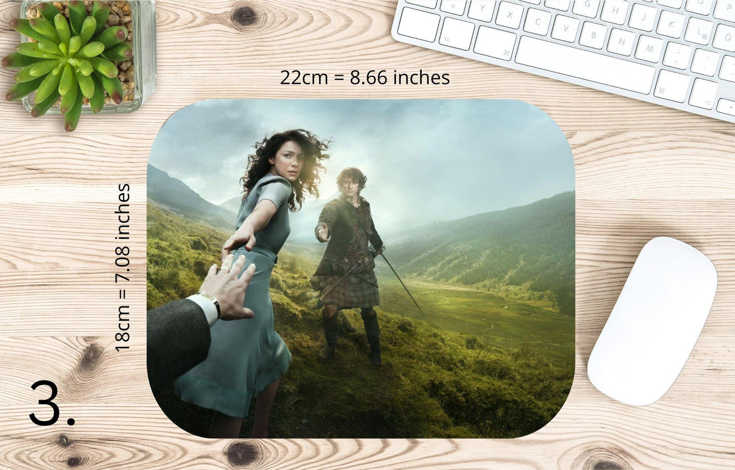 Podkładka pod mysz Outlander / Outlander – Claire i Jamie Fraser